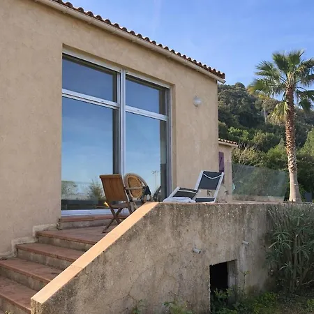 Villa A Cima D'appiattu 3 8 Personnes Vue Et L Ile Rousse Piscine Climatisation Monticello