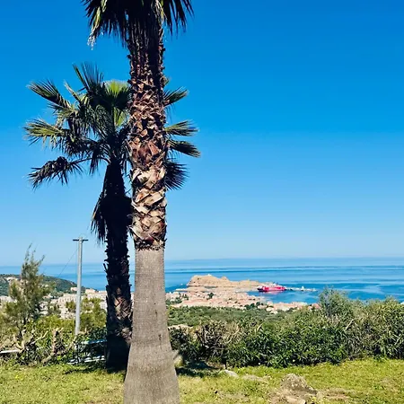 Villa A Cima D'appiattu 3 8 Personnes Vue Et L Ile Rousse Piscine Climatisation *